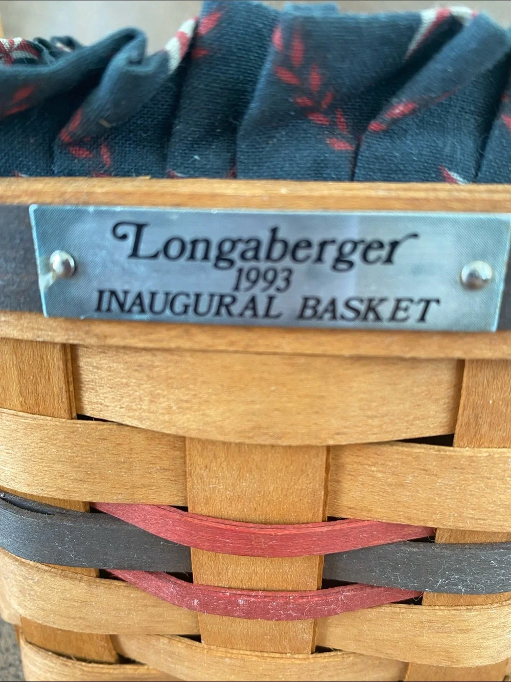 Longaberger 1993 Inaugural Basket